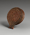 Terracotta frying pan, terracotta, Cycladic