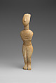 Marble female figure, Marble, Cycladic