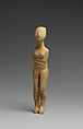 Marble female figure, Marble, Cycladic