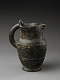 Oinochoe, Terracotta, Etruscan