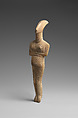 Marble female figure, Marble, Cycladic