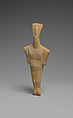 Marble female figure, Marble, Cycladic