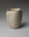 Marble vase with lug handles, Marble, Cycladic