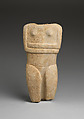 Marble torso of a figure, Marble, Cycladic