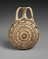 Terracotta lentoid flask, Terracotta, Cypriot