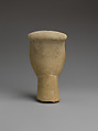 Marble head of a figure, Marble, Cycladic