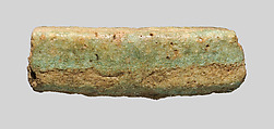Faience lip of a vase, Faience, Egyptian or Cypriot