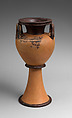 Lebes gamikos, Attributed to the Washing Painter, Terracotta, Greek, Attic