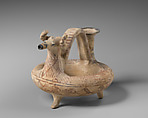 Terracotta ring-kernos (offering vessel), Terracotta, Cypriot