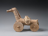 Terracotta wheeled horse, Terracotta, Cypriot