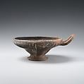 Terracotta conical footed bowl, Terracotta, Cypriot