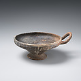 Terracotta conical footed bowl, Terracotta, Cypriot