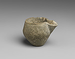 Chlorite spouted carinated cup, Chlorite, Minoan