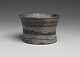 Marble handleless cup, Marble, Gray Banded, Minoan