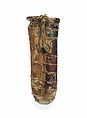 Glass double cosmetic flask (kohl tube), Glass, Roman, Syrian