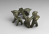 Bronze statuette of a plowing scene, Bronze, East Greek