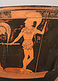 Terracotta calyx-krater (bowl for mixing wine and water), Attributed to the Kleophrades Painter, Terracotta, Greek, Attic
