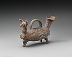 Terracotta zoomorphic askos (vessel), Terracotta, Cypriot