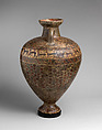 Etrusco-Corinthian amphora, Terracotta, Etruscan