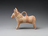 Terracotta vase in the form of a bull, Terracotta, Cypriot