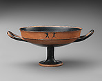 Kylix, lip-cup, Terracotta, Greek, Attic