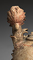 Polychrome terracotta head vase, Terracotta, Canosan, Puglia