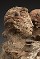 Polychrome terracotta head vase, Terracotta, Canosan, Puglia