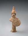 Shield bearer, Terracotta, Cypriot