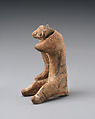 Terracotta statuette of a monkey or bear, Terracotta, Cypriot