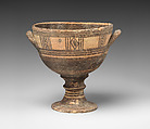 Terracotta goblet, Terracotta, Cypriot