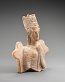 Seated goddess, Terracotta, Cypriot