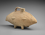 Terracotta askos (vessel) in the form of a fish, Terracotta, Cypriot