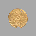 Gold roundel with stamped designs, Gold, Cypriot