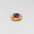 Gold and amethyst ring, Gold, amethyst, Roman
