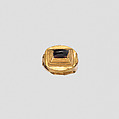 Gold and garnet ring, Gold, garnet, Roman, Cypriot