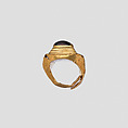 Gold and garnet ring, Gold, garnet, Roman, Cypriot