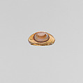 Gold and banded agate ring, Gold and banded agate (sardonyx) stone, Roman, Cypriot