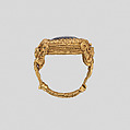 Gold and amethyst ring, Gold, amethyst, Greek, Cypriot