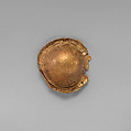 Gold roundel of bulbous form, Gold, Cypriot