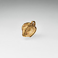 Gold calf-head pendant, Gold, Greek, Cypriot