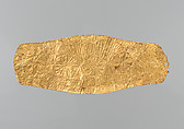 Gold mouth plate with rosettes, Gold, Cypriot