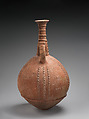 Terracotta jug with relief ornament, Terracotta, Cypriot
