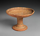 Terracotta stemmed dish, Terracotta, Lydian