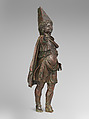 Bronze figure of a boy in Eastern dress, Bronze, Greek, Ptolemaic or Roman