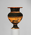 Terracotta lydion (perfume jar), Terracotta, Greek, Attic
