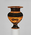 Terracotta lydion (perfume jar), Terracotta, Greek, Attic