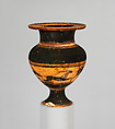 Terracotta lydion (perfume jar), Terracotta, Greek, Attic