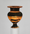 Terracotta lydion (perfume jar), Terracotta, Greek, Attic