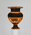 Terracotta lydion (perfume jar), Terracotta, Greek, Attic