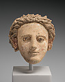Terracotta head of a youth, Terracotta, Cypriot